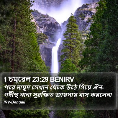 1 চমূৱেল 23:29 BENIRV Bible Verse Image