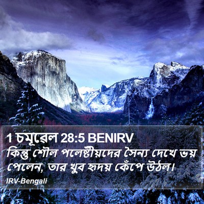 1 চমূৱেল 28:5 BENIRV Bible Verse Image
