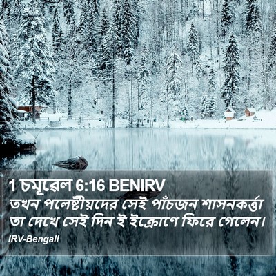 1 চমূৱেল 6:16 BENIRV Bible Verse Image