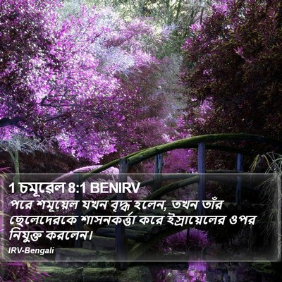 1 চমূৱেল 8:1 BENIRV Bible Verse Image