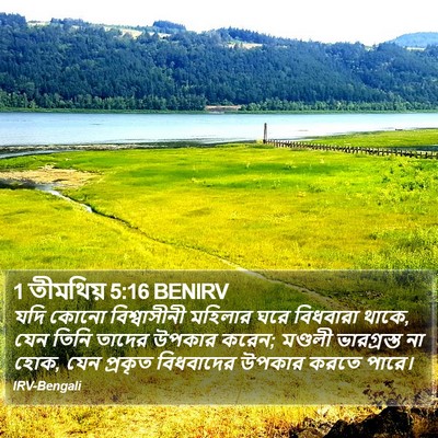 1 তীমথিয় 5:16 BENIRV Bible Verse Image