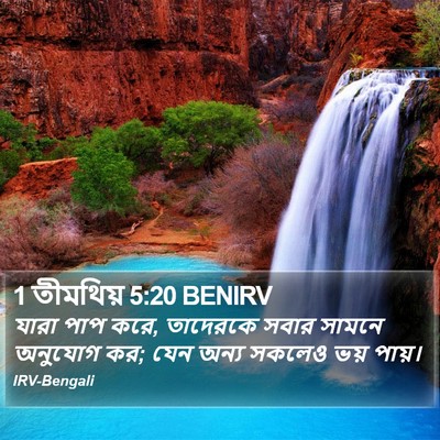 1 তীমথিয় 5:20 BENIRV Bible Verse Image
