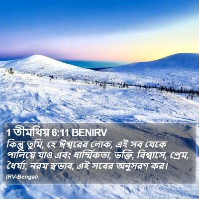 1 তীমথিয় 6:11 BENIRV Bible Verse Image