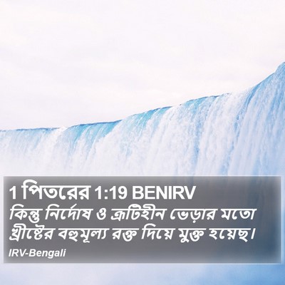 1 পিতরের 1:19 BENIRV Bible Verse Image