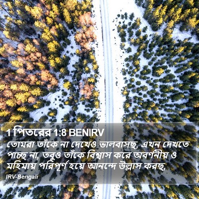 1 পিতরের 1:8 BENIRV Bible Verse Image