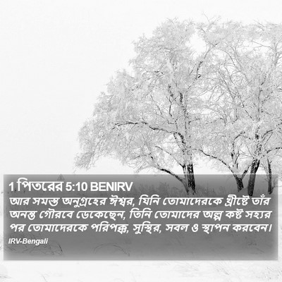 1 পিতরের 5:10 BENIRV Bible Verse Image