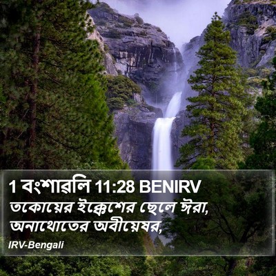 1 বংশাৱলি 11:28 BENIRV Bible Verse Image