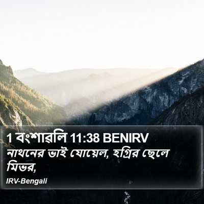 1 বংশাৱলি 11:38 BENIRV Bible Verse Image