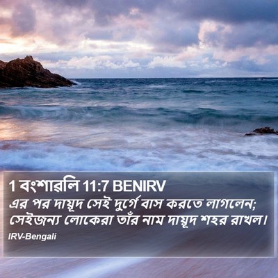 1 বংশাৱলি 11:7 BENIRV Bible Verse Image
