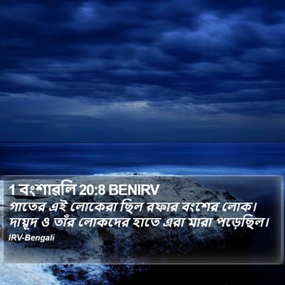1 বংশাৱলি 20:8 BENIRV Bible Verse Image