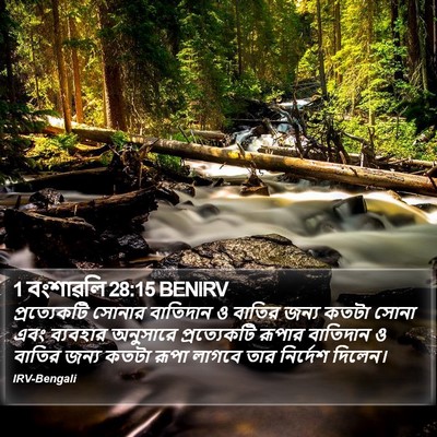 1 বংশাৱলি 28:15 BENIRV Bible Verse Image
