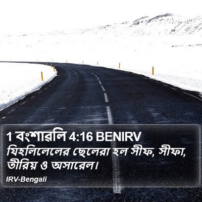 1 বংশাৱলি 4:16 BENIRV Bible Verse Image