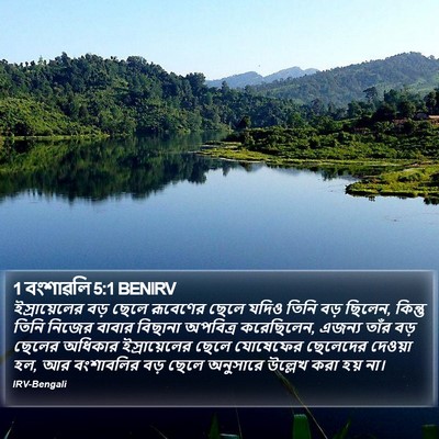 1 বংশাৱলি 5:1 BENIRV Bible Verse Image
