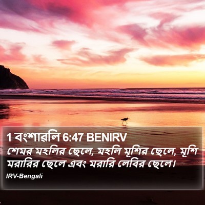 1 বংশাৱলি 6:47 BENIRV Bible Verse Image