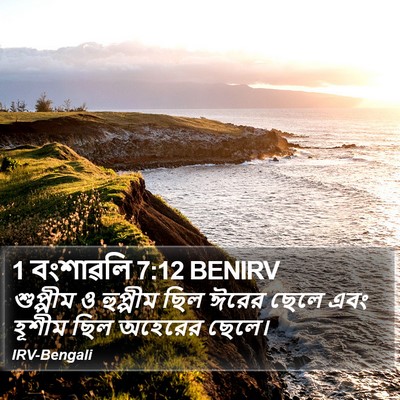 1 বংশাৱলি 7:12 BENIRV Bible Verse Image