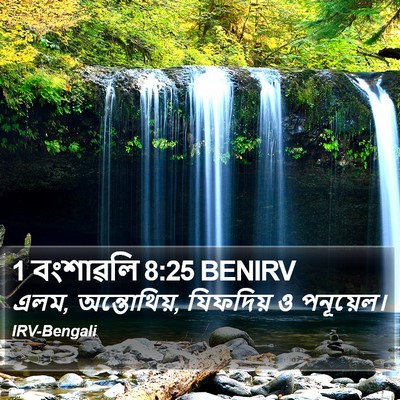 1 বংশাৱলি 8:25 BENIRV Bible Verse Image
