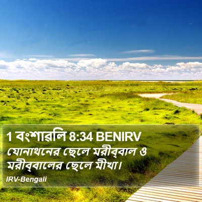 1 বংশাৱলি 8:34 BENIRV Bible Verse Image