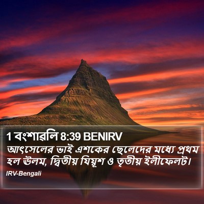 1 বংশাৱলি 8:39 BENIRV Bible Verse Image