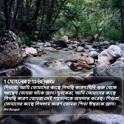 1 যোহনের 2:13 BENIRV Bible Verse Image
