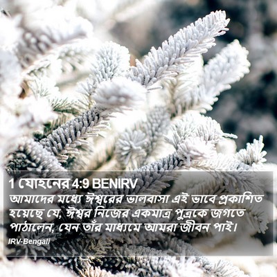 1 যোহনের 4:9 BENIRV Bible Verse Image
