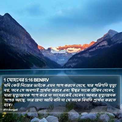 1 যোহনের 5:16 BENIRV Bible Verse Image