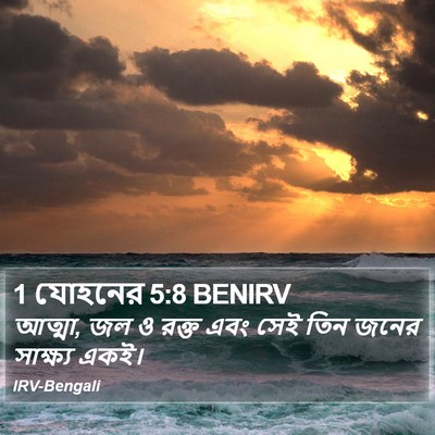 1 যোহনের 5:8 BENIRV Bible Verse Image