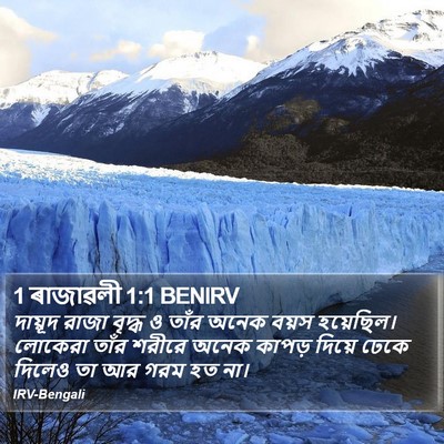 1 ৰাজাৱলী 1:1 BENIRV Bible Verse Image