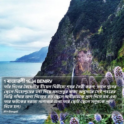 1 ৰাজাৱলী 16:34 BENIRV Bible Verse Image