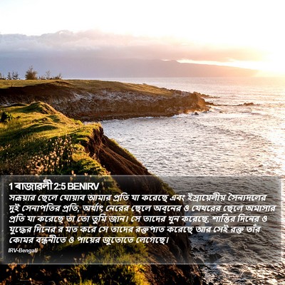 1 ৰাজাৱলী 2:5 BENIRV Bible Verse Image