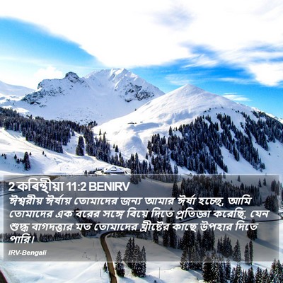 2 কৰিন্থীয়া 11:2 BENIRV Bible Verse Image