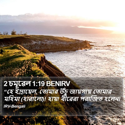 2 চমূৱেল 1:19 BENIRV Bible Verse Image