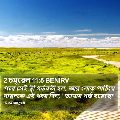 2 চমূৱেল 11:5 BENIRV Bible Verse Image