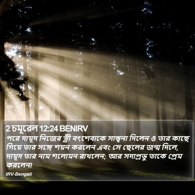 2 চমূৱেল 12:24 BENIRV Bible Verse Image