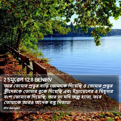 2 চমূৱেল 12:8 BENIRV Bible Verse Image
