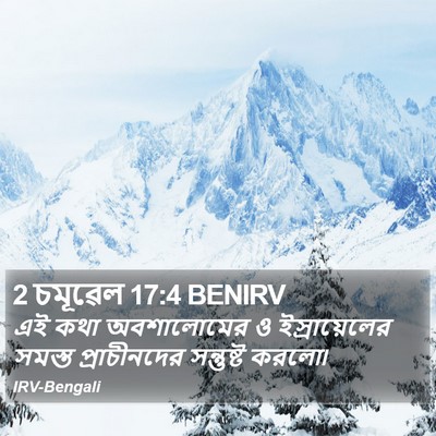 2 চমূৱেল 17:4 BENIRV Bible Verse Image