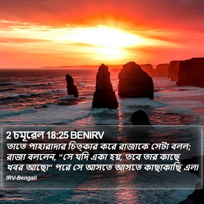 2 চমূৱেল 18:25 BENIRV Bible Verse Image