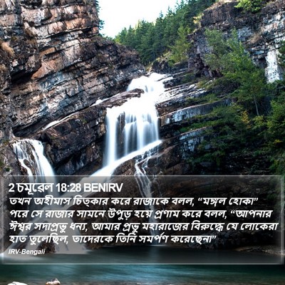 2 চমূৱেল 18:28 BENIRV Bible Verse Image