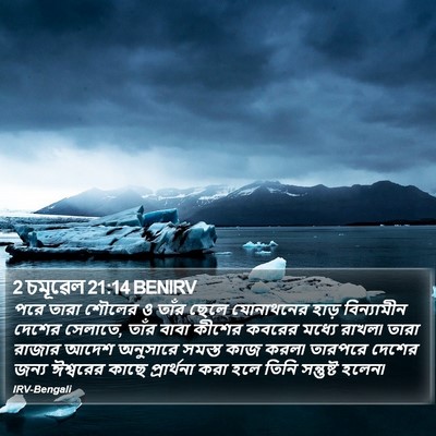 2 চমূৱেল 21:14 BENIRV Bible Verse Image