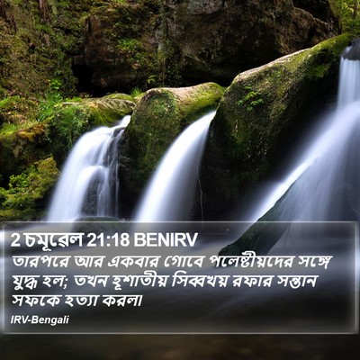 2 চমূৱেল 21:18 BENIRV Bible Verse Image