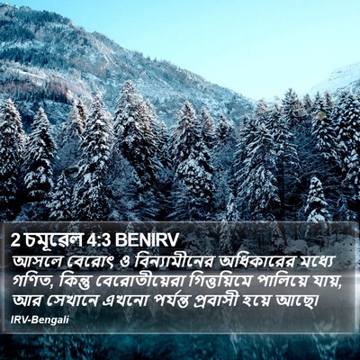 2 চমূৱেল 4:3 BENIRV Bible Verse Image