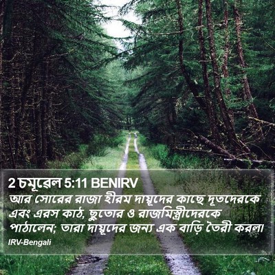 2 চমূৱেল 5:11 BENIRV Bible Verse Image