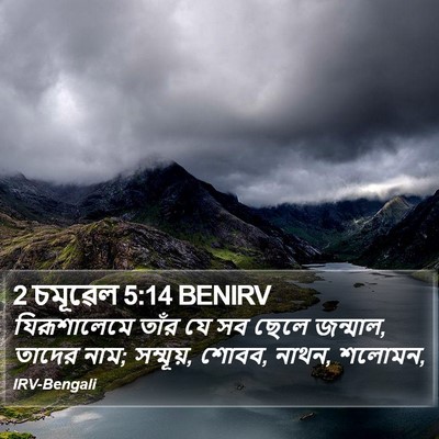 2 চমূৱেল 5:14 BENIRV Bible Verse Image