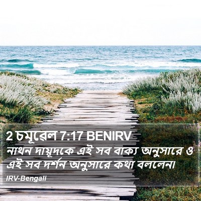 2 চমূৱেল 7:17 BENIRV Bible Verse Image