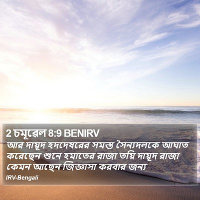 2 চমূৱেল 8:9 BENIRV Bible Verse Image
