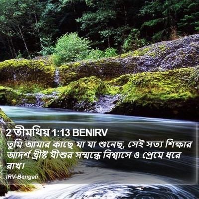 2 তীমথিয় 1:13 BENIRV Bible Verse Image