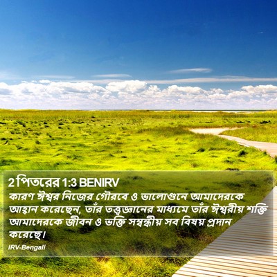 2 পিতরের 1:3 BENIRV Bible Verse Image