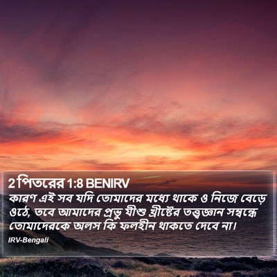 2 পিতরের 1:8 BENIRV Bible Verse Image