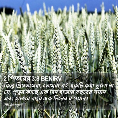 2 পিতরের 3:8 BENIRV Bible Verse Image