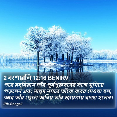 2 বংশাৱলি 12:16 BENIRV Bible Verse Image