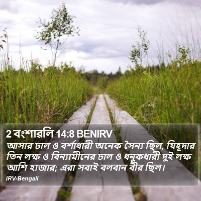 2 বংশাৱলি 14:8 BENIRV Bible Verse Image